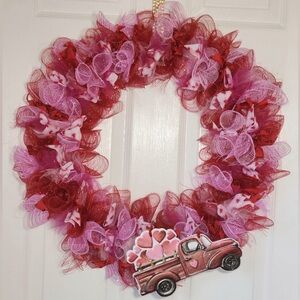 Valentines day wreath
